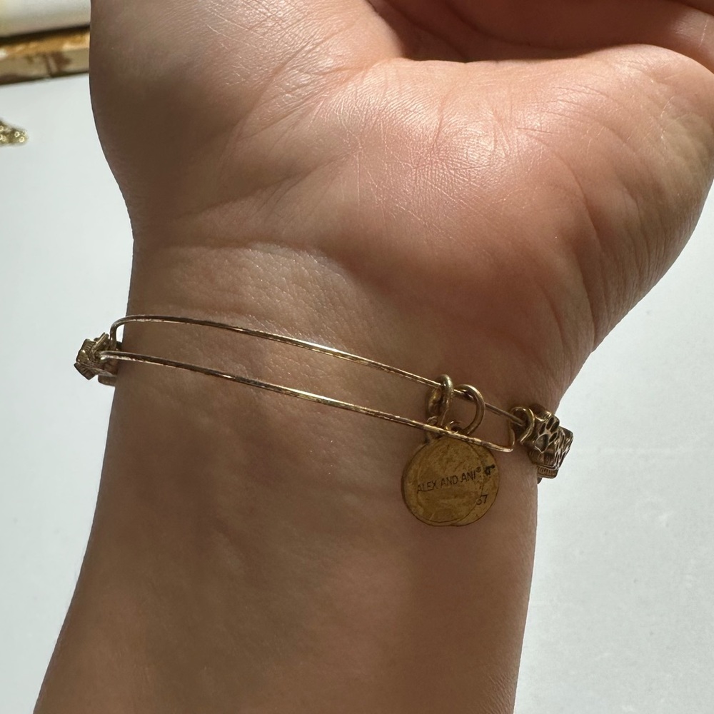 Alex and Ani Dog Paw Bracelet - Picture 3 of 4